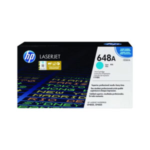 HP CE261A 648A Cyan Original LaserJet Toner Cartridge